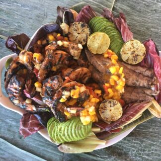 West Indian Cooking- Jerk Fish and Shrimp