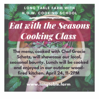 Eat with the Seasons with Heart of Willamette (H.o.W.) Cooking School