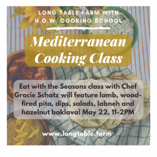 Mediterranean Cooking Class with Heart of Willamette (H.o.W.) Cooking School