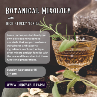 Botanical Mixology