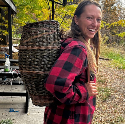 Willow Pack Basket - Image 9