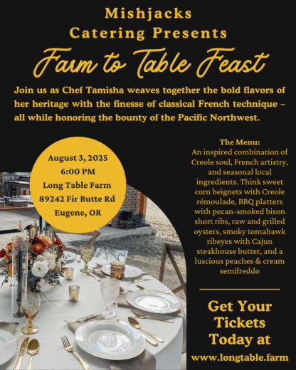 Mishjacks Farm-to-Table Feast