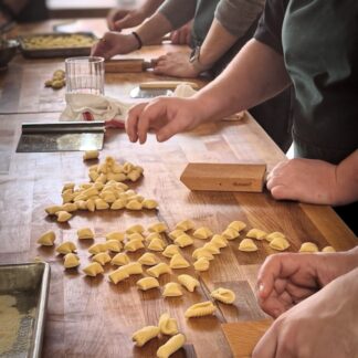 Cooking Class: Cavatelli Pasta with Creamy Mushroom Sauce + Tiramisu