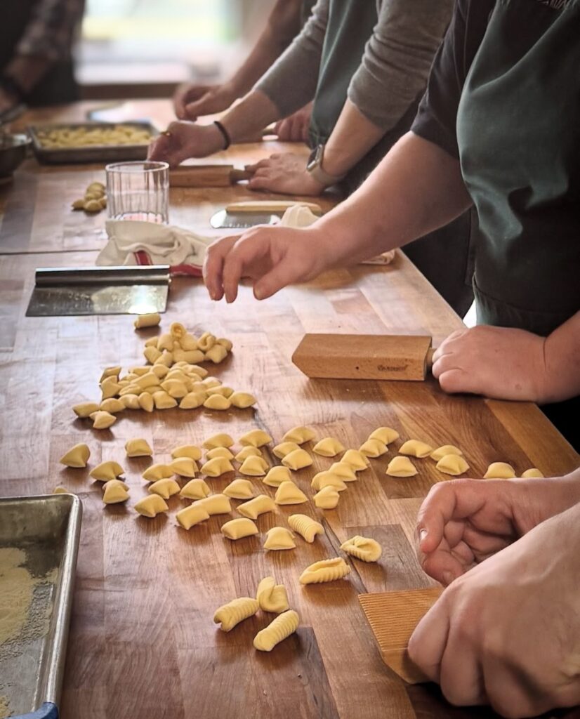 Cooking Class: Cavatelli Pasta with Creamy Mushroom Sauce + Tiramisu